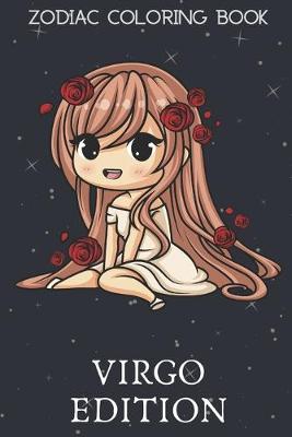 Book cover for Zodiac Coloring Book Virgo Edition