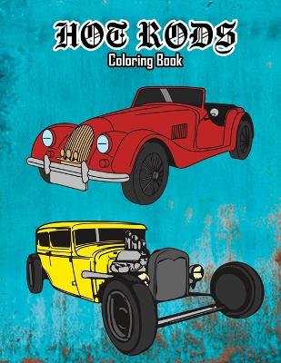 Book cover for Hot Rods Coloring Book