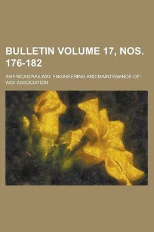 Cover of Bulletin Volume 17, Nos. 176-182