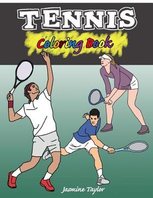 Book cover for Tennis Coloring Book