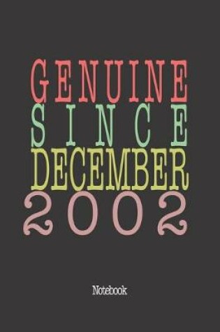Cover of Genuine Since December 2002