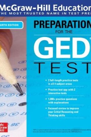 Cover of McGraw-Hill Education Preparation for the GED Test, Fourth Edition