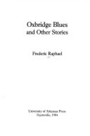 Cover of Oxbridge Blues (C)