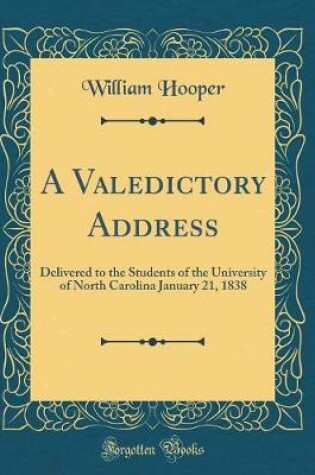 Cover of A Valedictory Address