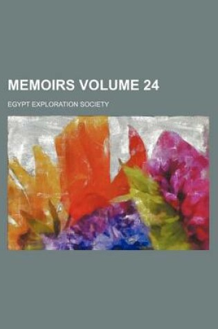 Cover of Memoirs Volume 24