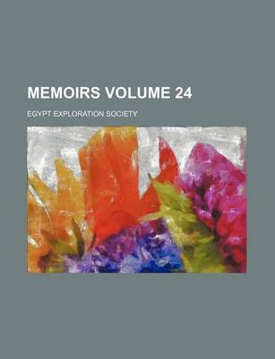 Book cover for Memoirs Volume 24