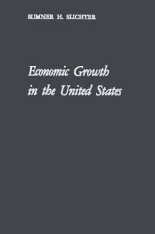Cover of Economic Growth in the United States