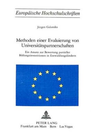 Cover of Methoden Einer Evaluierung Von Universitaetspartnerschaften