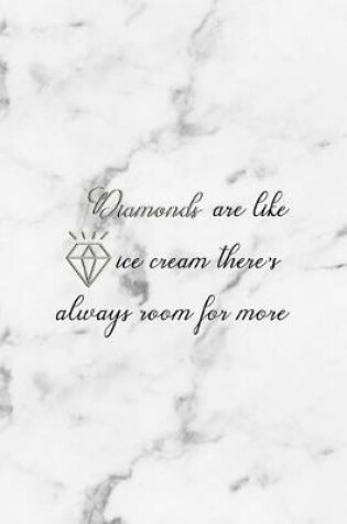 Cover of Diamonds Are Like Ice Cream There's Always Room For More