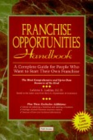 Cover of Franchise Opportunities Handbook