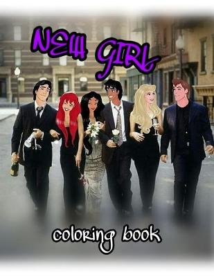 Book cover for New Girl Coloring Book