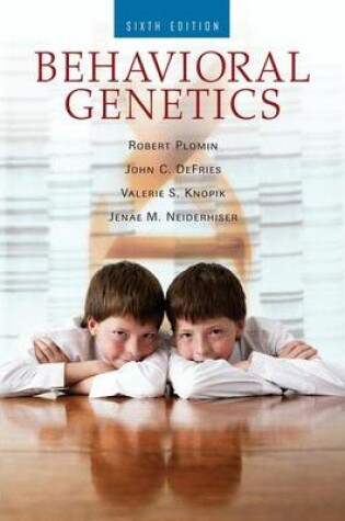 Cover of Behavioral Genetics