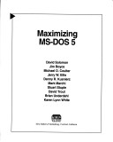 Book cover for Maximising Ms-DOS 5