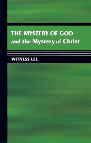 Book cover for The Mystery of God and the Mystery of Christ