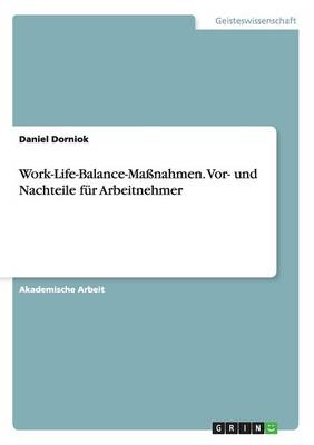 Book cover for Work-Life-Balance-Massnahmen. Vor- und Nachteile fur Arbeitnehmer