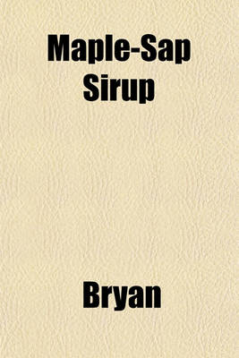 Book cover for Maple-SAP Sirup