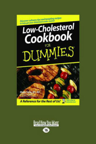 Cover of Low-Cholesterol Cookbook for DummiesÂ®