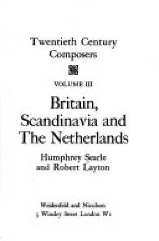 Cover of Britain, Scandinavia and the Netherlands