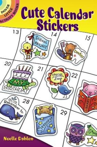 Cover of Cute Calendar Stickers