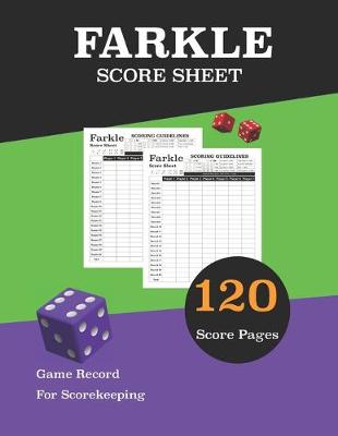 Book cover for Farkle Score Sheet