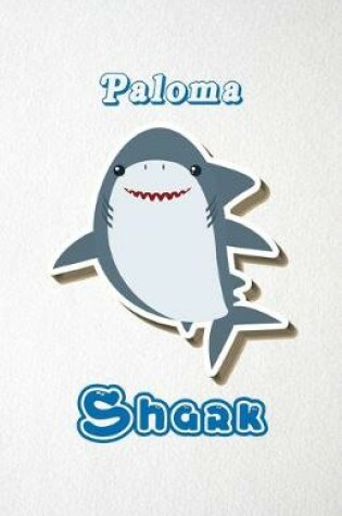 Cover of Paloma Shark A5 Lined Notebook 110 Pages