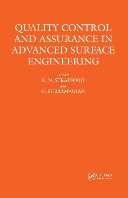 Book cover for Quality Control and Assurance in Advanced Surface Engineering