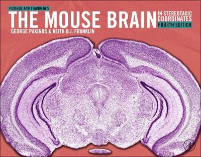 Cover of Paxinos and Franklin's the Mouse Brain in Stereotaxic Coordinates