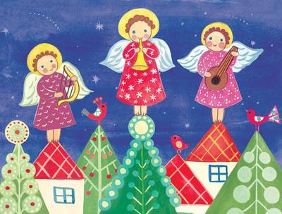 Book cover for Musical Angels Boxed Draw Holiday Notecards