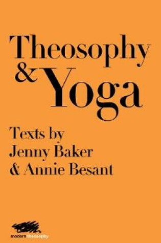 Cover of Theosophy and Yoga
