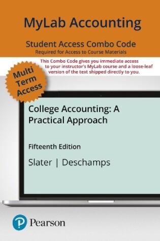 Cover of Mylab Accounting with Pearson Etext -- Combo Access Card -- For College Accounting