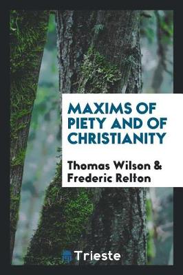 Book cover for Maxims of Piety and of Christianity