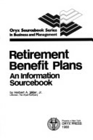 Cover of Retirement Benefit Plans