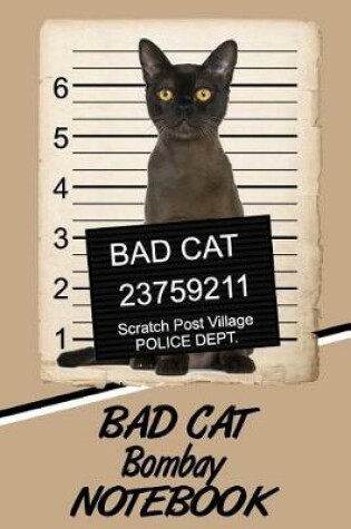 Cover of Bad Cat Bombay Notebook