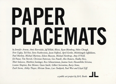 Book cover for Paper Placemats