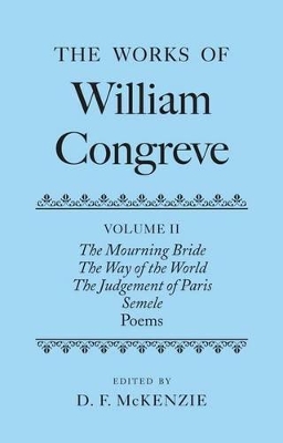 Book cover for The Works of William Congreve