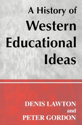 Book cover for A History of Western Educational Ideas