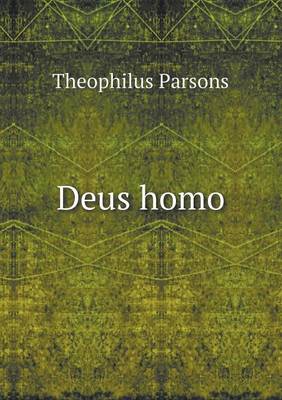 Book cover for Deus Homo