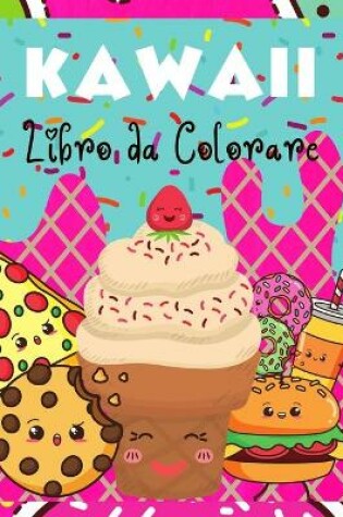 Cover of Kawaii libro da colorare