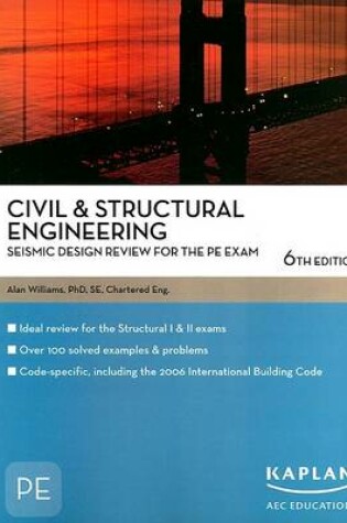 Cover of Civil and Structural Engineering Seismic Design Review for the PE Exam