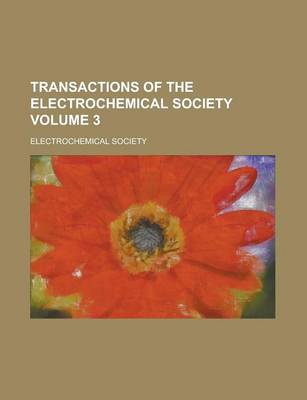 Book cover for Transactions of the Electrochemical Society Volume 3