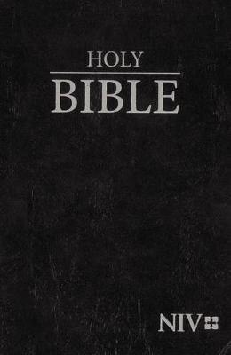 Book cover for NIV Holy Bible, Giant Print, Paperback, Black
