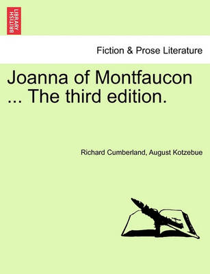 Book cover for Joanna of Montfaucon ... the Third Edition.