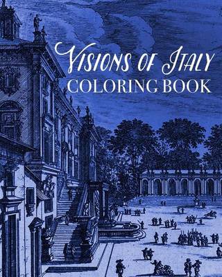 Book cover for Visions of Italy Coloring Book