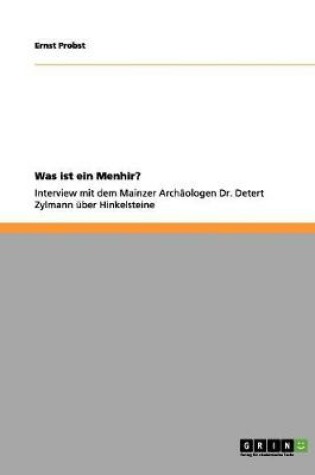 Cover of Was ist ein Menhir?