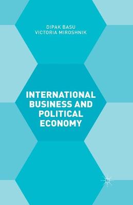 Book cover for International Business and Political Economy