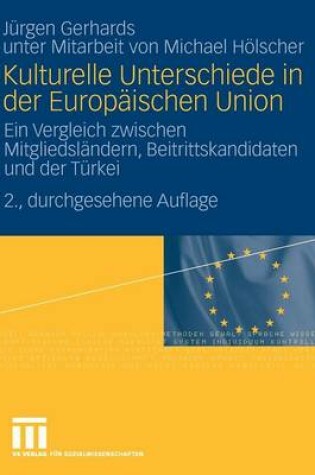 Cover of Kulturelle Unterschiede in Der Europaischen Union