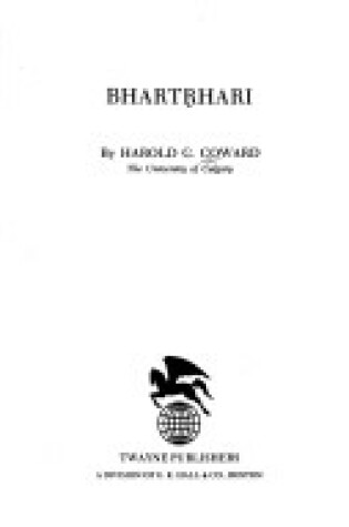 Cover of Bhartrihari