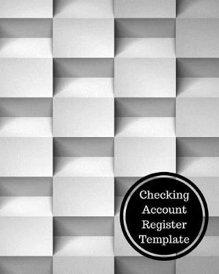 Book cover for Checking Account Register Template