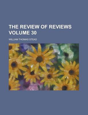 Book cover for The Review of Reviews (10 1906)