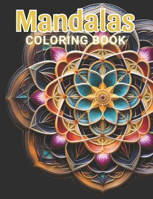 Book cover for Mandalas For Meditation Coloring Book